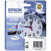 EPSON TINTEIRO PACK 3 CORES 27XL WF-3620-40/WF-7110-7610-7620