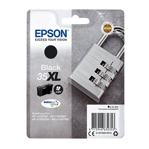 CARTUCHO DE TINTA EPSON NEGRO 35XL PRO WF-4710DTWF/WF-4725DWF/WF-4720DWF