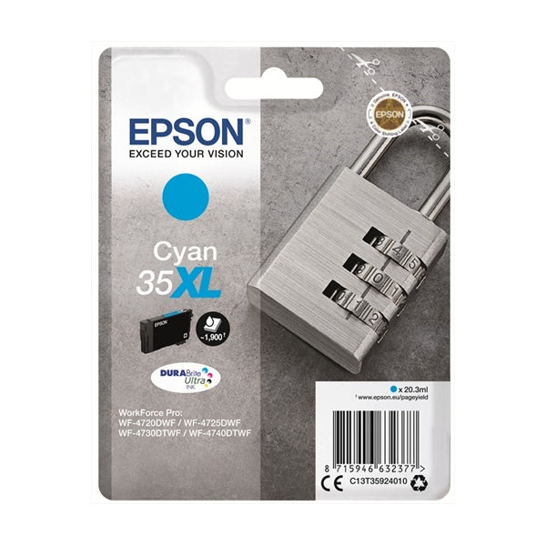 EPSON TINTEIRO AZUL 35XL PRO WF-4710DTWF/WF-4725DWF/WF-4720DWF