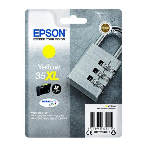 TINTA AMARILLA EPSON 35XL PRO WF-4710DTWF/WF-4725DWF/WF-4720DWF