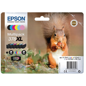 PACK TINTA EPSON 6 COLORES 378XL CLARIA PHOTO XP-8500