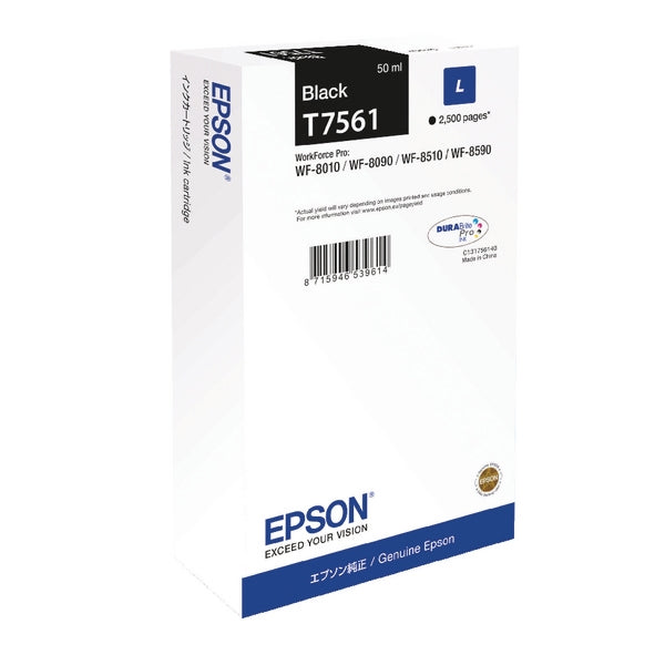 EPSON TINTEIRO PRETO L 2500P WF-8590/8090/8010/8510