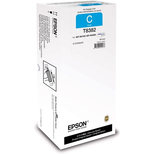 CARTUCHO DE TINTA EPSON AZUL XL T8382 PRO WF-R5190/5690