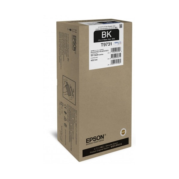 CARTUCHO DE TINTA EPSON NEGRO XL T9731 PRO WF-C869R