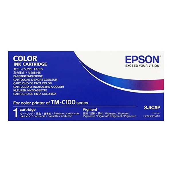 CARTUCHO DE TINTA DE 4 COLORES EPSON TM-C100 (C/Y/M/BK)