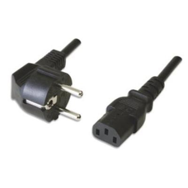 EWENT CABO POWER C13 COUPLER 90 GRAUS 5.0MT BLACK