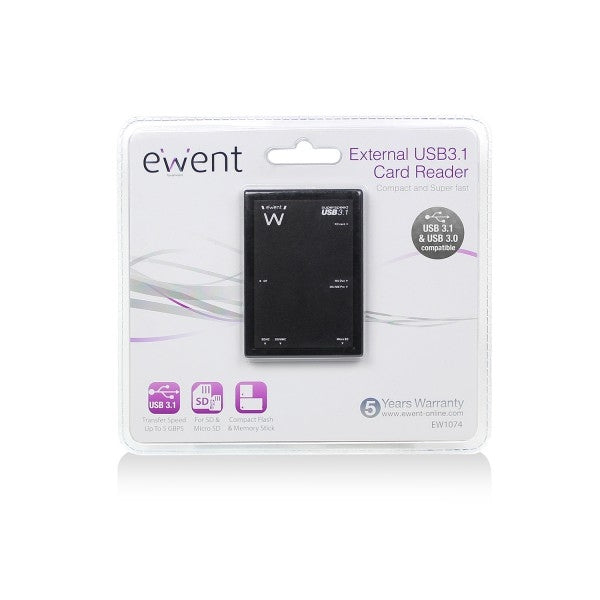 EWENT POWERED USB3.0 CARD READER