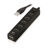 EWENT HUB USB2.0 7 PUERTOS + INTERRUPTOR ON/OFF