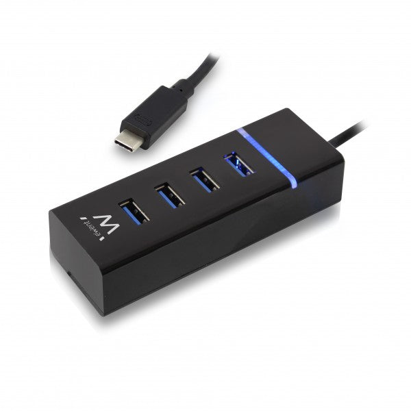 EWENT HUB USB-C 4 PUERTOS USB 3.0