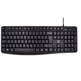 EWENT TECLADO SILENT USB PT BLACK