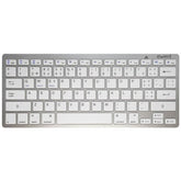 EWENT TECLADO BLUETOOTH IOS/ANDROID/WIN COMPACT SLIM SILVER PT