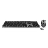 KIT DE TECLADO Y RATÓN INALÁMBRICOS EWENT SILENT TITAN GREY