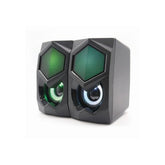 EWENT SPEAKERS GAMING RGB 2.0 6W RMS VOLUME CONTROL USB POWER