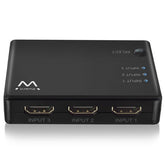 CONMUTADOR EWENT HDMI 3 PUERTOS 4K@30HZ ALIMENTACIÓN USB CON CONTROL REMOTO