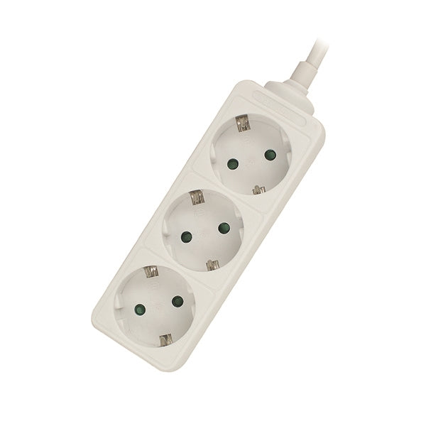 EWENT REGULATORS 3 SOCKETS(SHUKO) 16A SHUKO PLUG WHITE