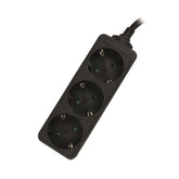 EWENT REGULATORS 3 SOCKETS (SHUKO) 16A SHUKO PLUG BLACK