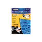 FELLOWES BOLSAS PLASTIFICAR 175 MIC. BRILHO A4 PACK 100