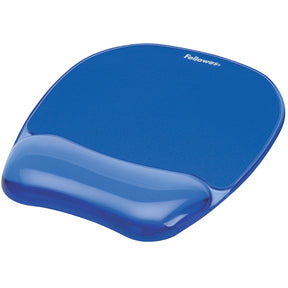 FELLOWES MOUSE PAD WITH BLUE GEL WRIST REST