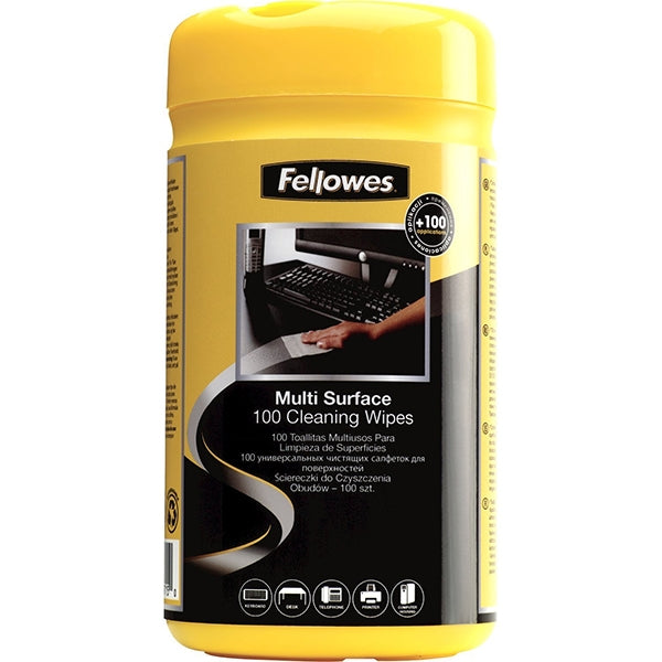 FELLOWES DISPENSER 100 SCREEN CLEANER WIPES