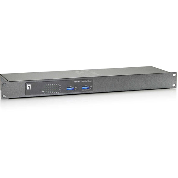 LEVELONE SWITCH 16 PORT FAST ETH POE 150W