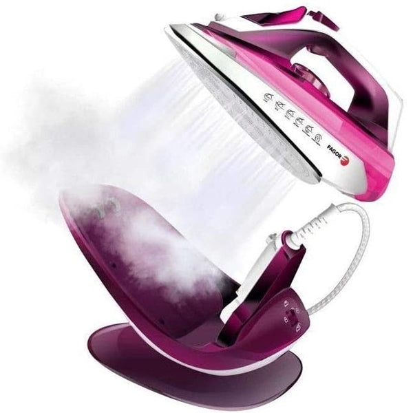 FAGOR 2 IN 1 STEAM IRON WITH 2600W PINK FOLD