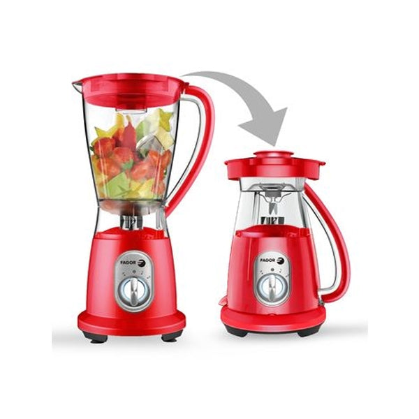 FAGOR LIQUIDIFICADOR COPO 600W CAPACIDAD 1.5L VERMELHO