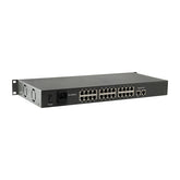 LEVELONE SWITCH 20-PORT FAST ETH POE 16 POE OUTPUTS 2 X GIGABIT RJ45 2 X