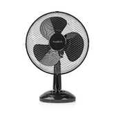 VENTILADOR DE MESA NEDIS RED DIÁMETRO 300 MM 35 W OSCILACIÓN 3 VELOCIDADES NEGRO