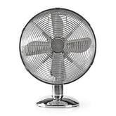 VENTILADOR DE MESA NEDIS RED DIÁMETRO 300 MM 35 W OSCILACIÓN 3 VELOCIDADES CROMO