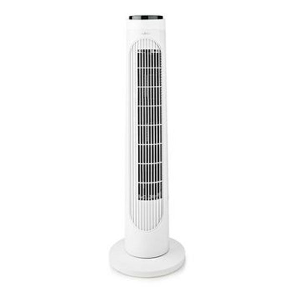 NEDIS TOWER FAN 3-SPEED OSCILLATION 50 W REMOTE CONTROL BLACK WHITE