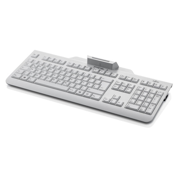 LECTOR DE TARJETAS INTELIGENTES FUJITSU KEYBOARD100 SCR PT BLANCO