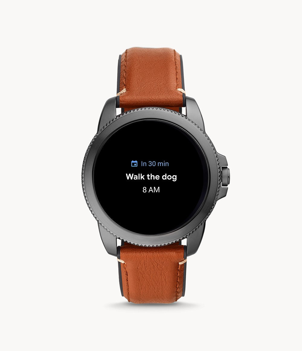 GEN 5E SMARTWATCH BROWN LEATHERCONS