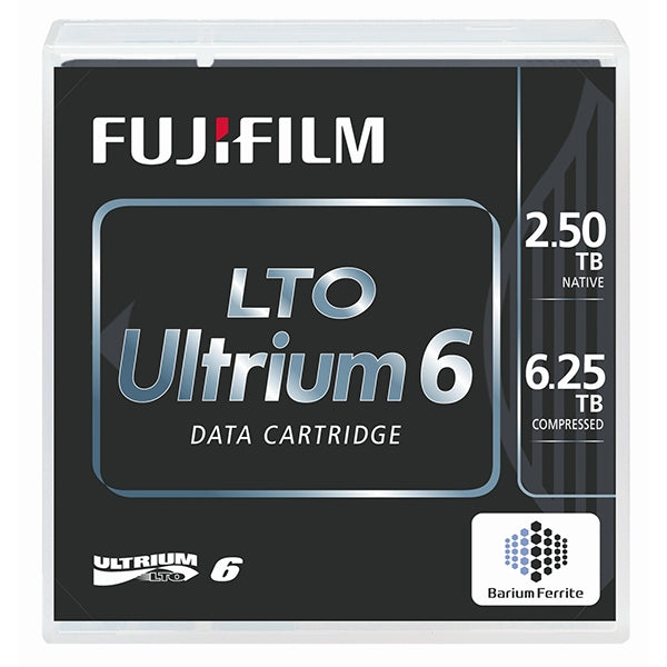 FUJIFILM LTO6 TAPE 2.5TB/3.2TB ULTRIUM BARIUM FERRITE