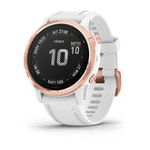 RELOJ GARMIN FÉNIX 6S PRO ORO ROSA CON PULSERA BLANCA