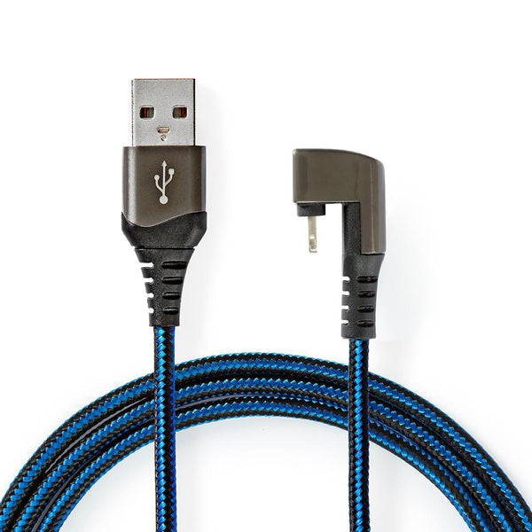 NEDIS GAMING CABLE USB CHARGE USB-A TO 180° ANGLE APPLE LIGHTNING 2MT