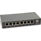 LEVELONE SWITCH 8 PORTS GIGABIT POE SWITCH, 802.3AT/AF POE, 120W