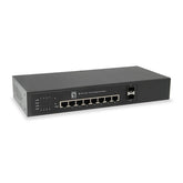 LEVELONE SWITCH 8x10/100/1000 L2 MANAGED + 2xSFP POE-PLUS MAX125W