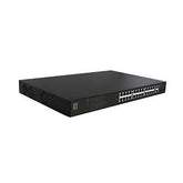 LEVELONE SWITCH 28-PORT GB POE 24 POE OUTPUTS 2X GB RJ45 2X GIGABIT SFP 802.3AT/