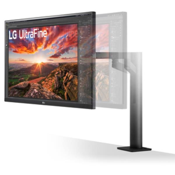 LG MONITOR IPS 27 UHD 4K HDMI DP USB-C COLUNAS ERGO HAS PIVOT 27UN880-B