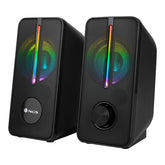 NGS SPEAKERS GAMING 2.0 RGB LIGHTS USB