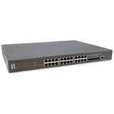 LEVELONE SWITCH L3 28P 24xGB PoE 4x10GbE SFP+