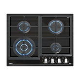 TEKA HOB GAZ 4 BURNERS 60 CM BLACK