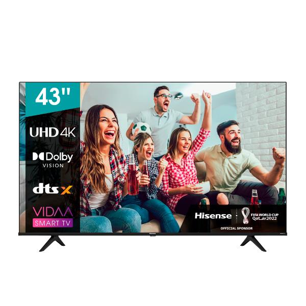 HISENSE LED TV 43 4K HDR10+ SMART TV VIDAA U 5.0 43A6BG