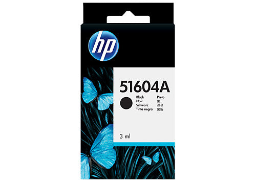 HP - 3 ml - preto - original - tinteiro - para QuietJet Plus, ThinkJet