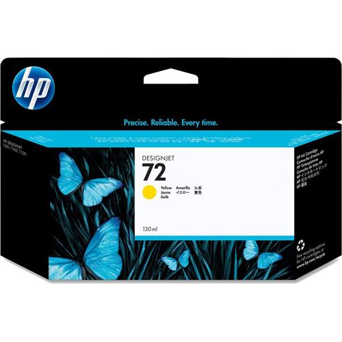 HP 72 - 130 ml - yellow - original - DesignJet - ink cartridge - for DesignJet HD Pro MFP, SD Pro MFP, T1100, T1120, T1200, T1300, T1708, T2300, T790, T795