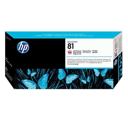 HP 81 - 13 ml - magenta claro - cabeçote de impressora com limpador - para DesignJet 5000, 5000ps, 5000ps uv, 5000uv, 5500, 5500 uv, 5500mfp, 5500ps, 5500ps uv