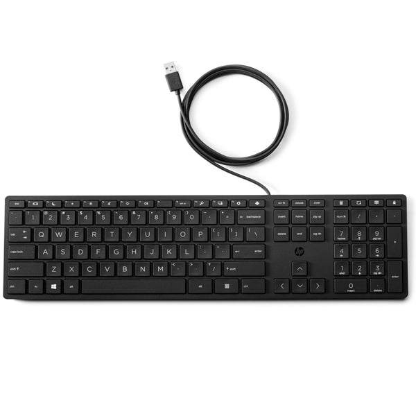 TECLADO HP USB 320K CABLEADO #CANAL DIEZ#