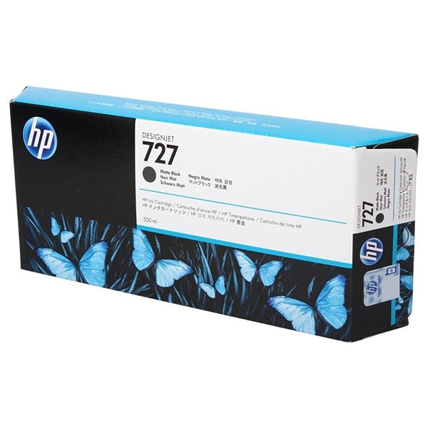 HP MATTE BLACK DESIGNJET INK 727 300-ML