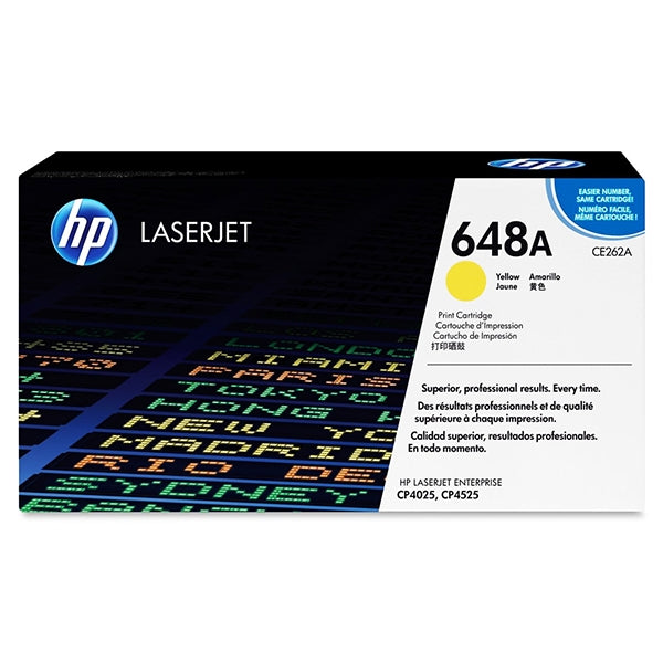 HP YELLOW TONER 648A