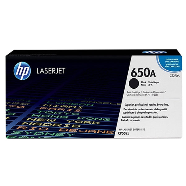 HP TONER 650A BLACK CP5520 CP5525 M750